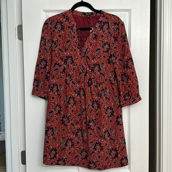Madewell 100% Silk Mini Dress - Picture 1 of 4